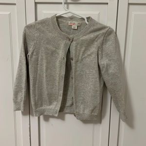 Like new Gray J.Crew Crewcuts Cardigan